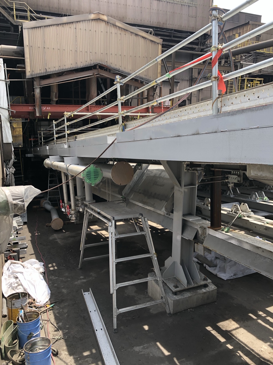 現場の作業風景の施工写真